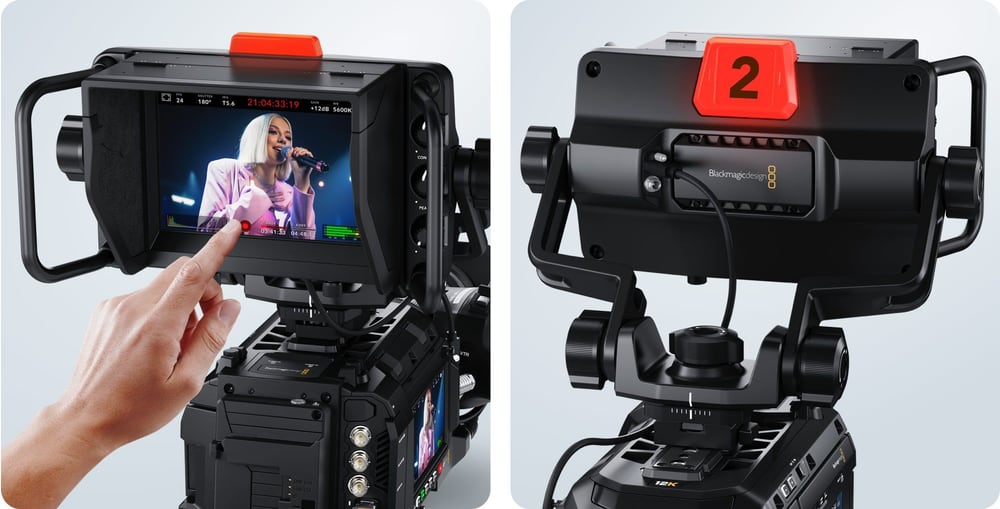 Blackmagic Design URSA Cine Studio Viewfinder – Kloubový držák a madla