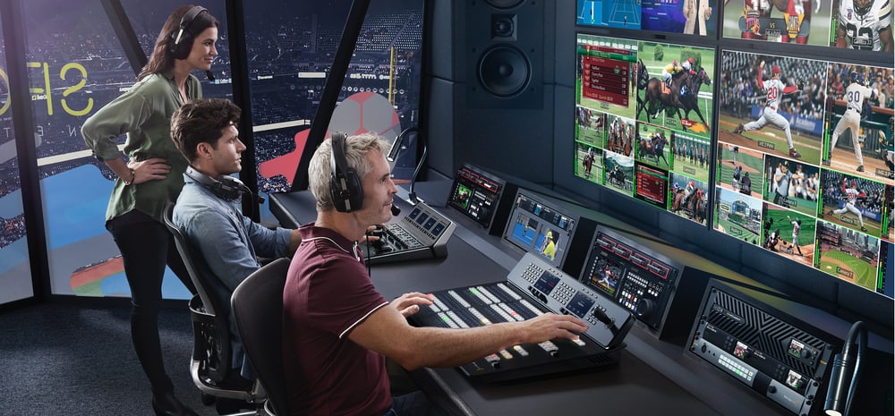 ATEM 4 M/E Constellation IP Plus – Software i hardwarové panely