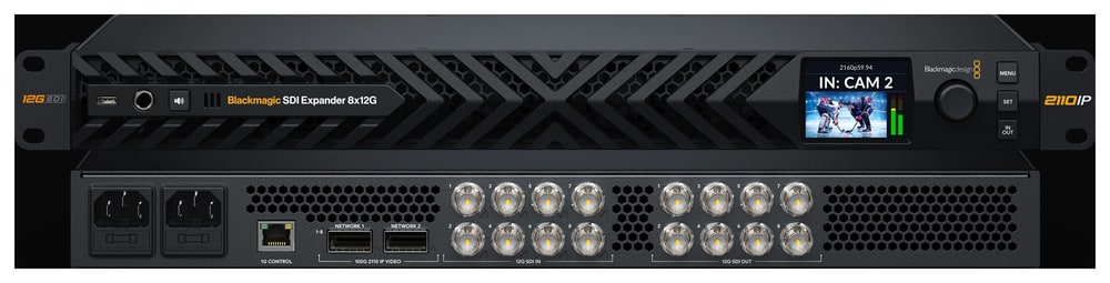 Blackmagic SDI Expander 8x12G – Odolný most mezi SDI a IP