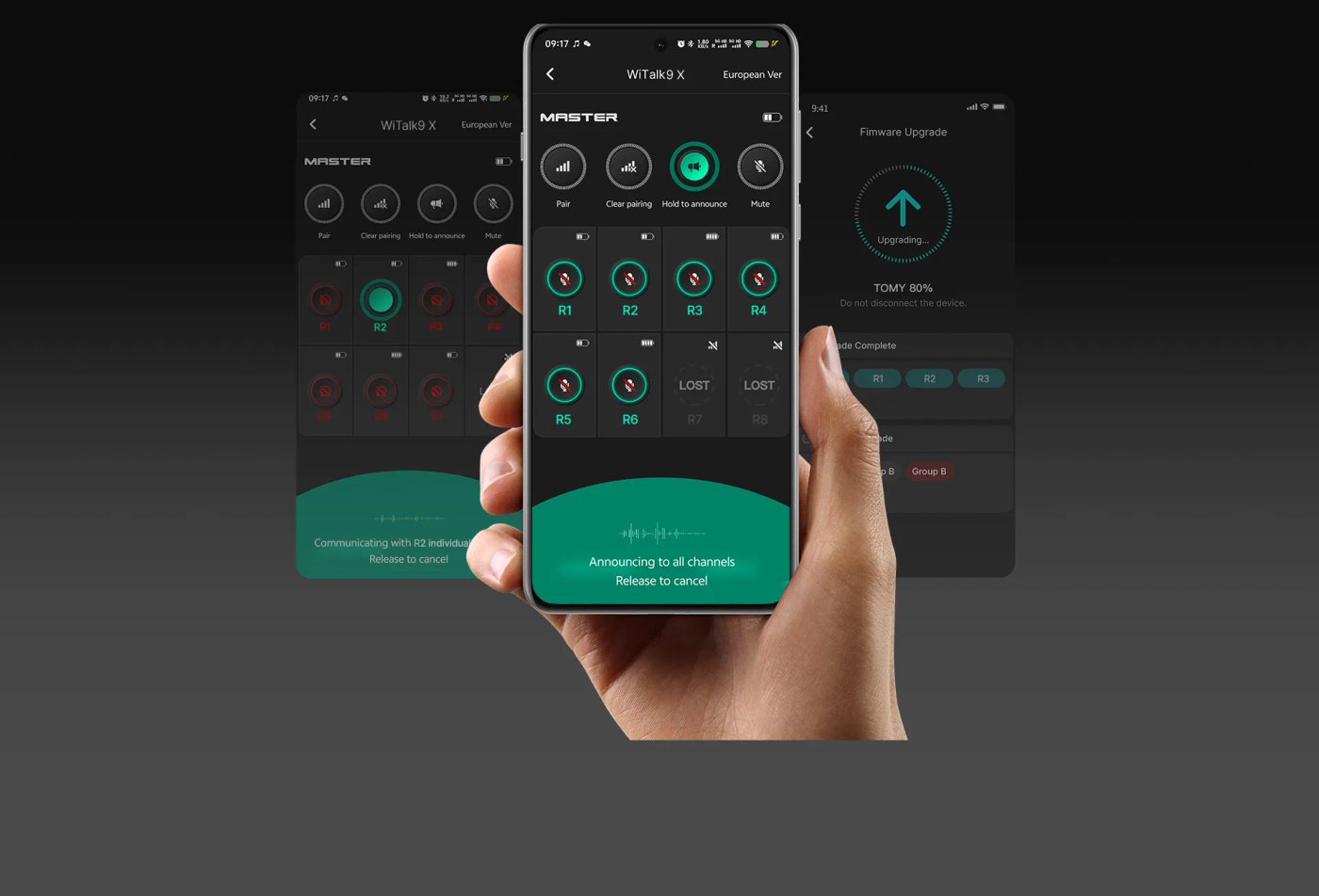 Saramonic WiTalk9 X-DRH – Aplikace Saramonic