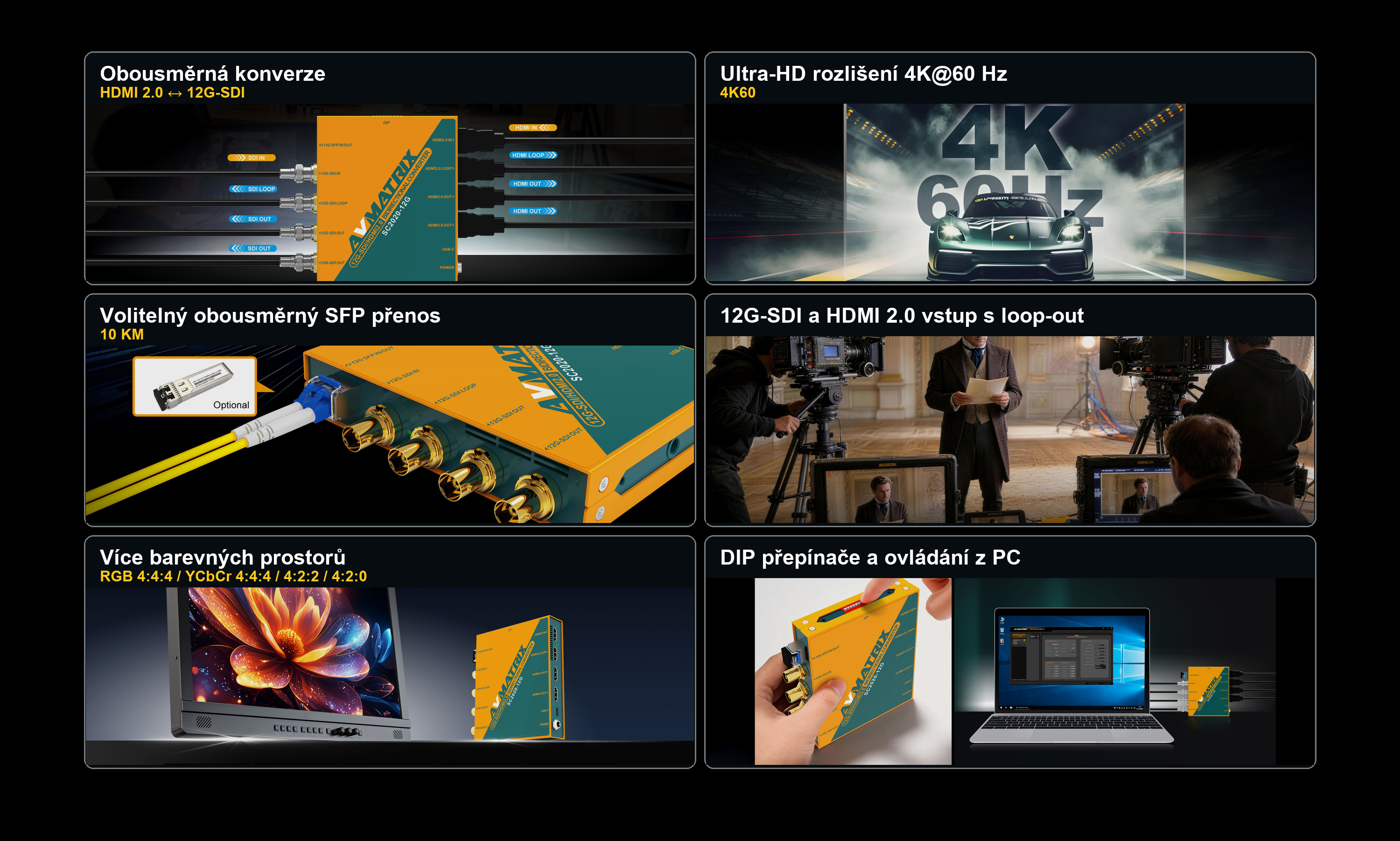 AVMATRIX SC2020-12G RX