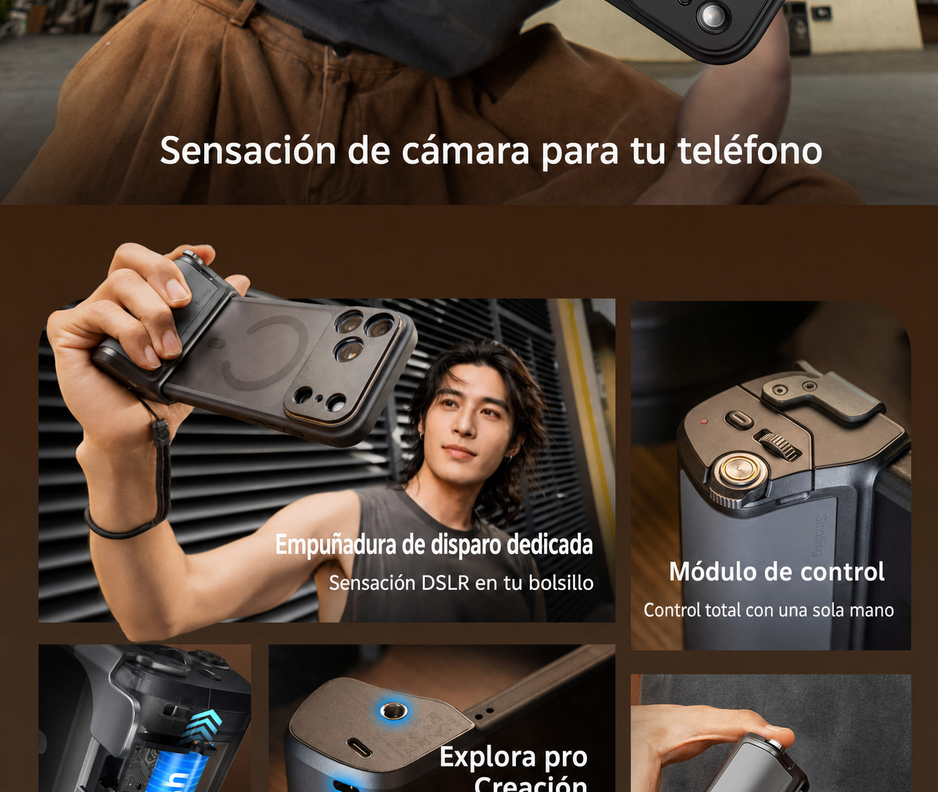 SmallRig FilMov Photography Grip Kit 5554 - parte en espanol 2 de 15