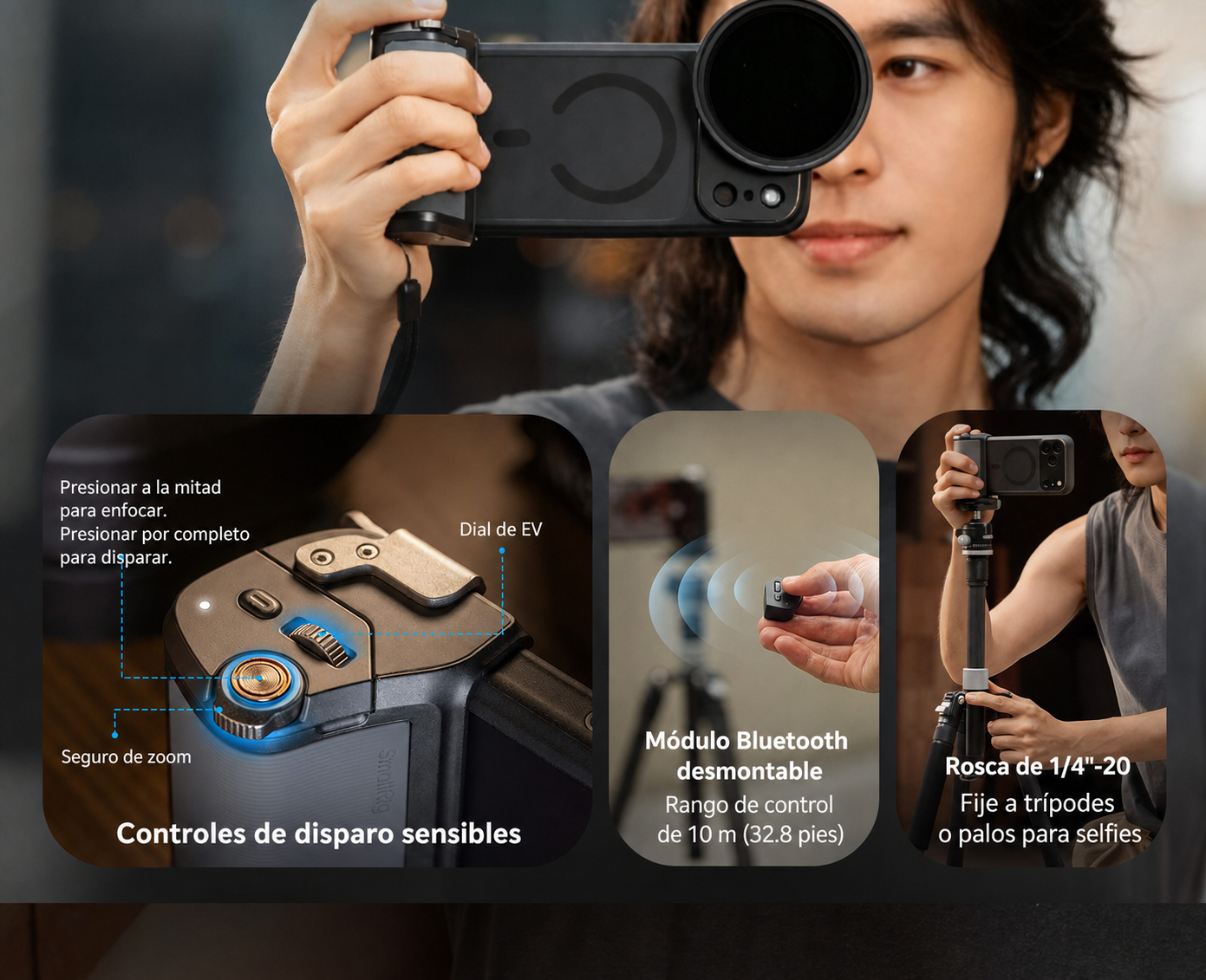 SmallRig FilMov Photography Grip Kit 5554 - parte en espanol 5 de 15
