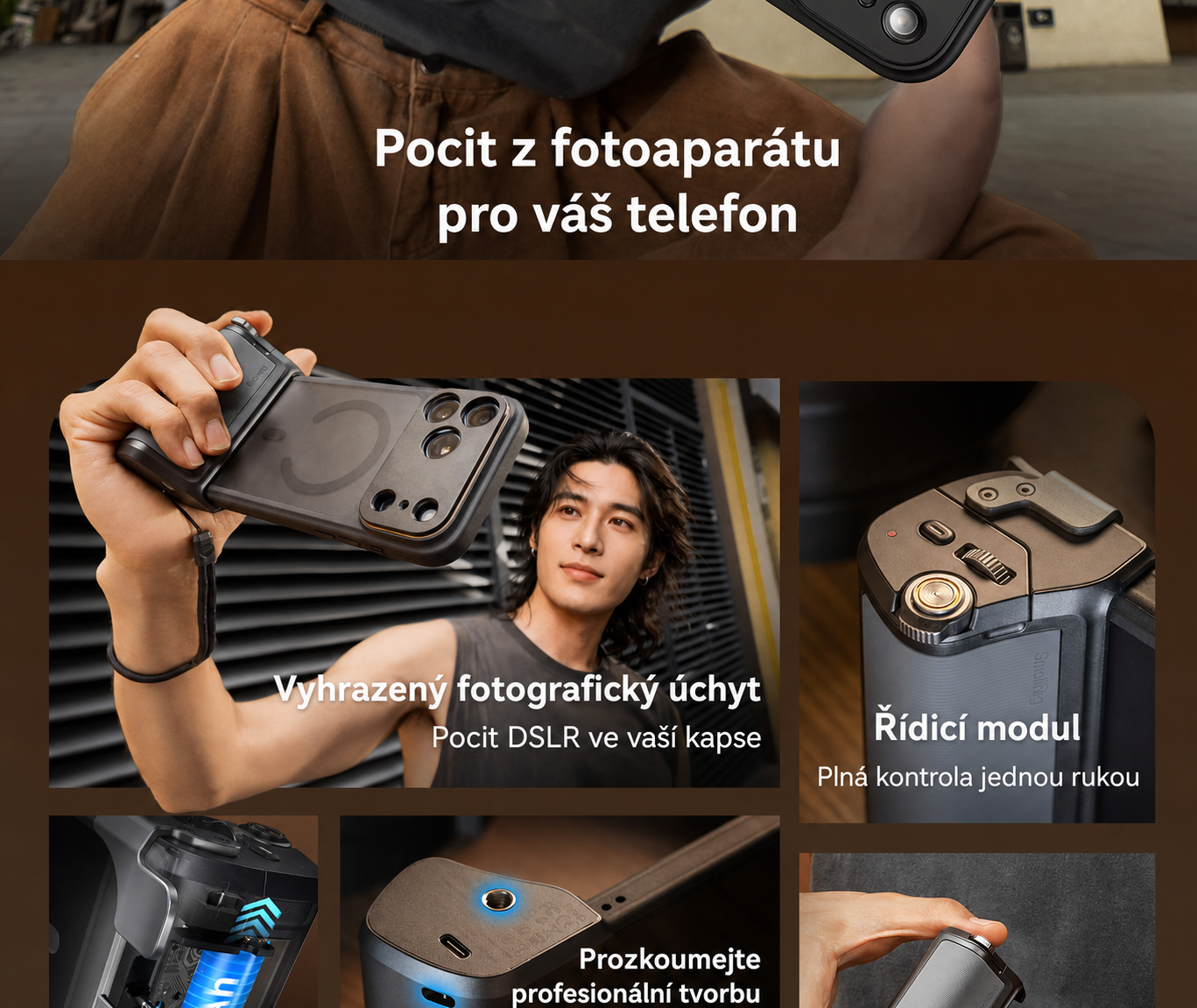 SmallRig FilMov Photography Grip Kit 5554 – česká část 2 z 15