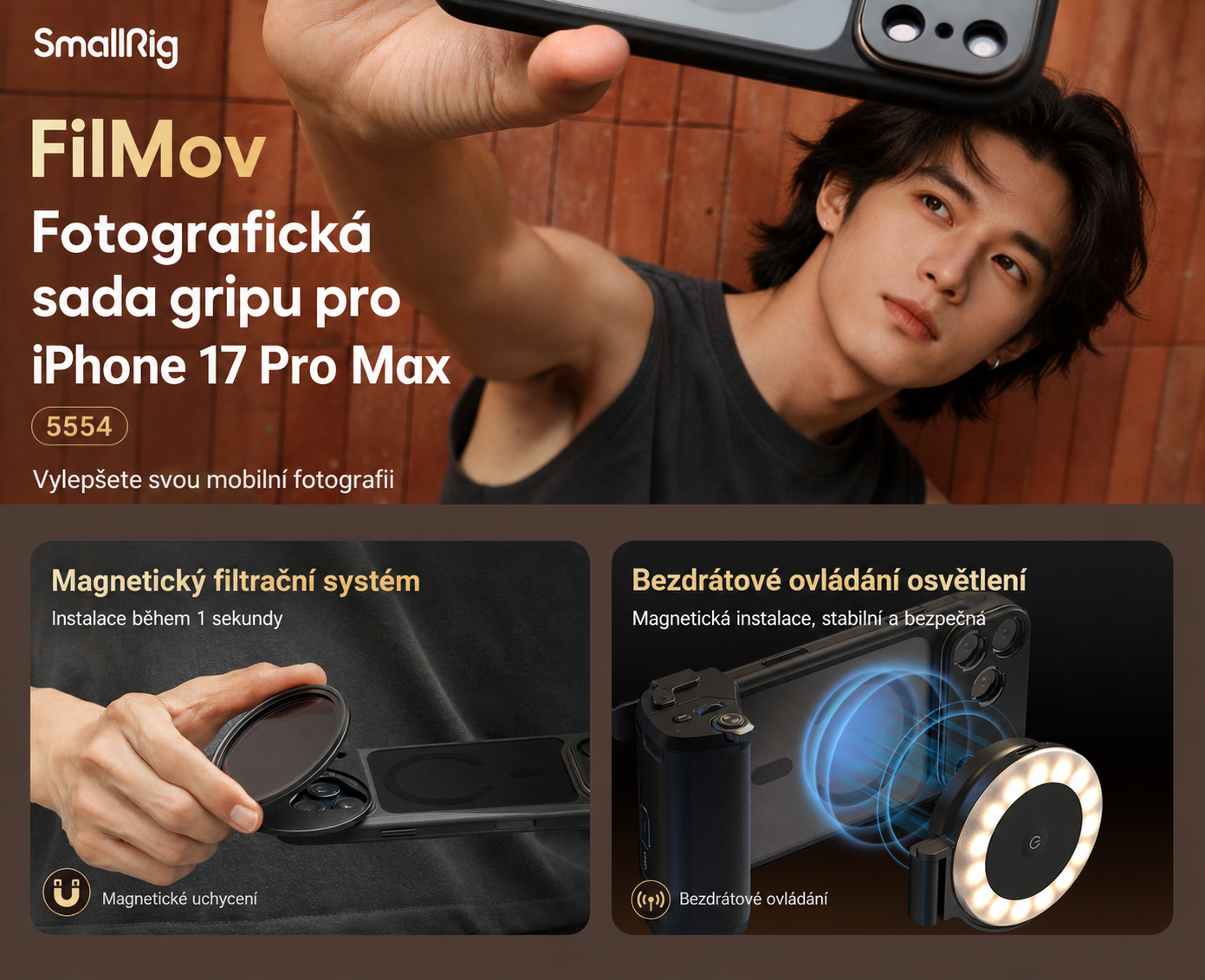 SmallRig FilMov Photography Grip Kit 5554 – česká část 9 z 15