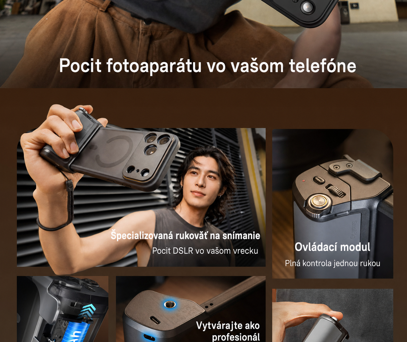 SmallRig FilMov Photography Grip Kit 5554 – slovenská časť 2 z 15