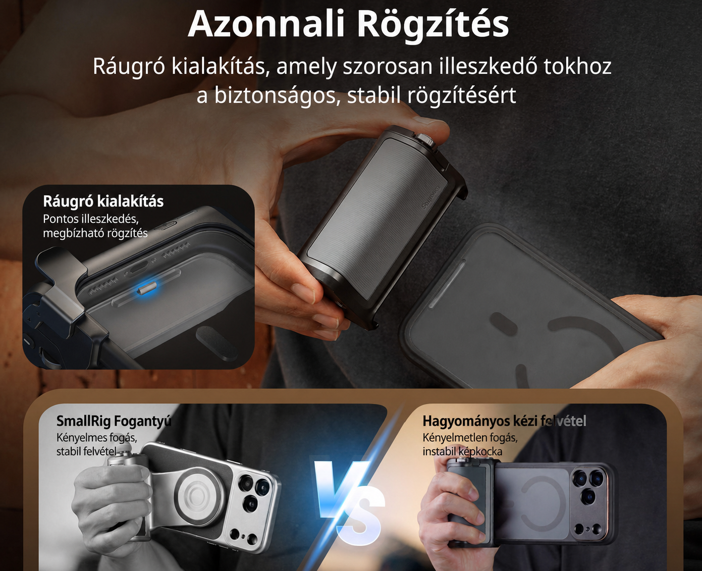 SmallRig FilMov Photography Grip Kit 5554 – magyar rész 6/15