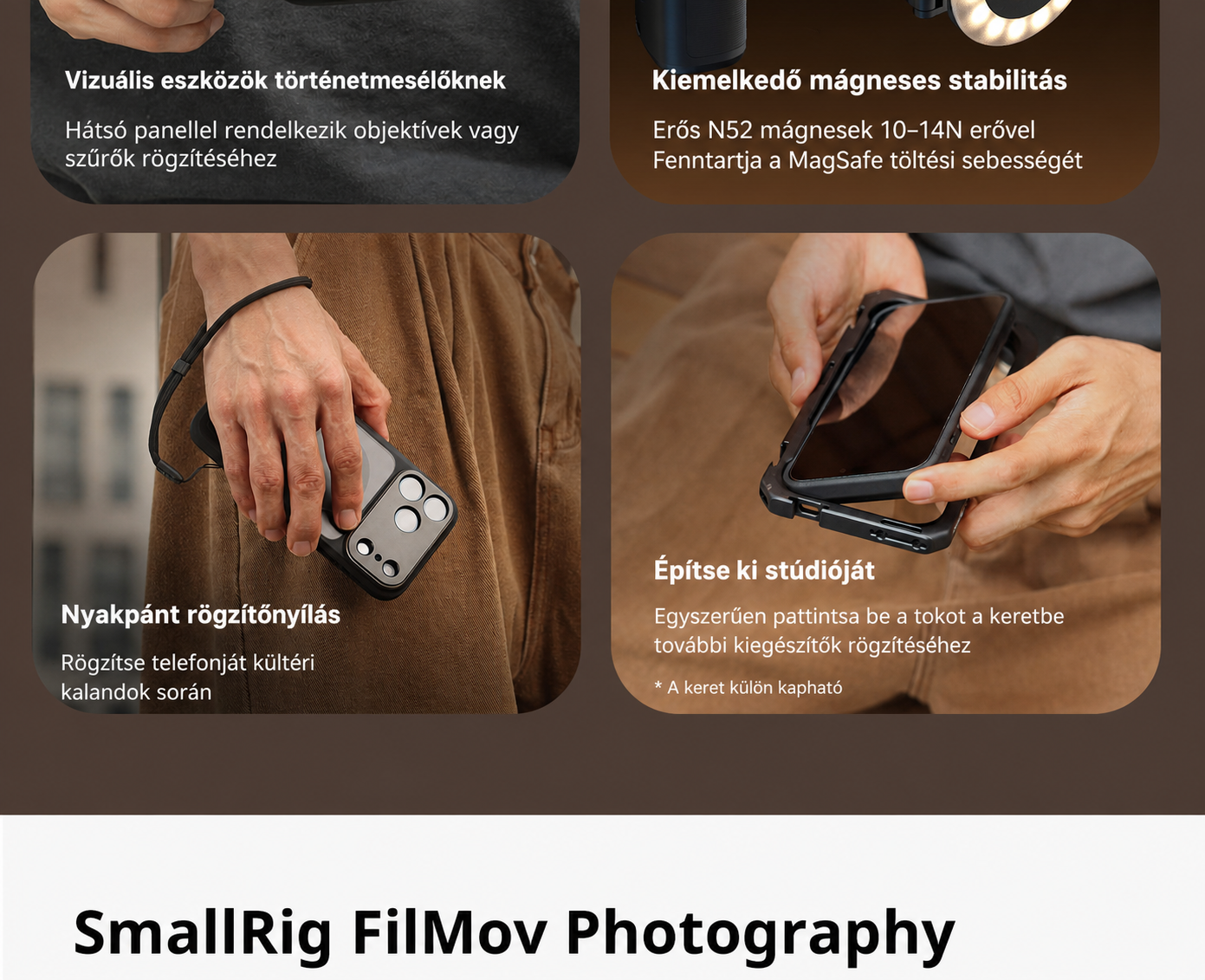 SmallRig FilMov Photography Grip Kit 5554 – magyar rész 10/15
