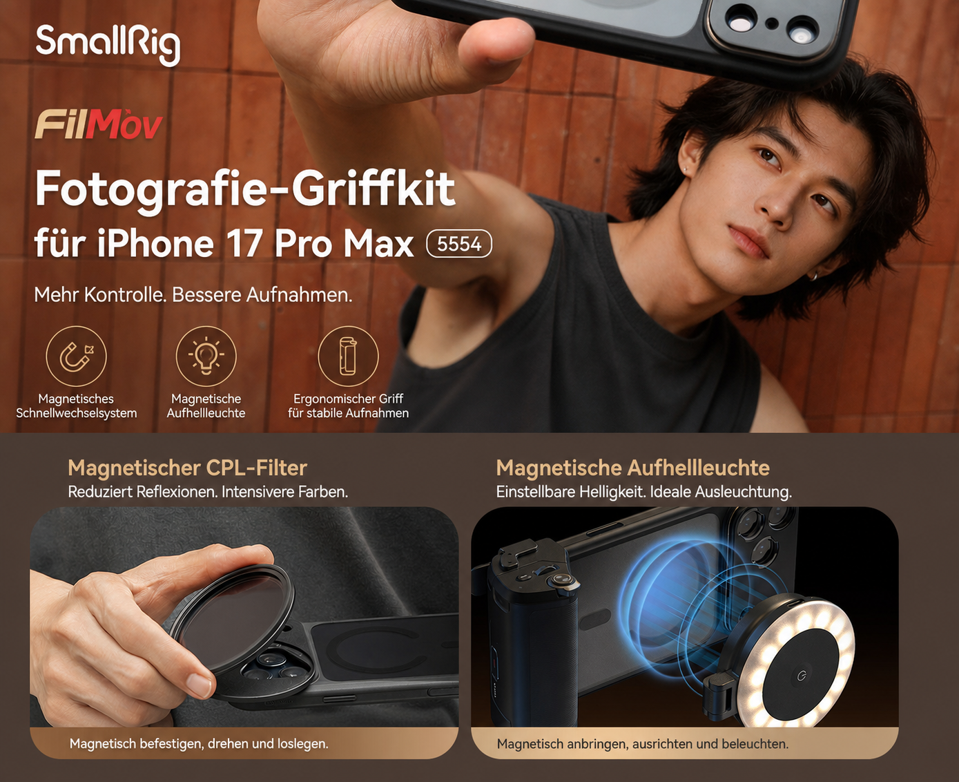 SmallRig FilMov Photography Grip Kit 5554 - deutscher Teil 9 von 15