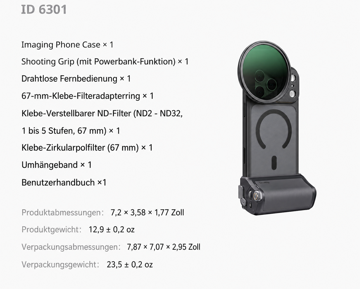 SmallRig FilMov Photography Grip Kit 5554 - deutscher Teil 15 von 15