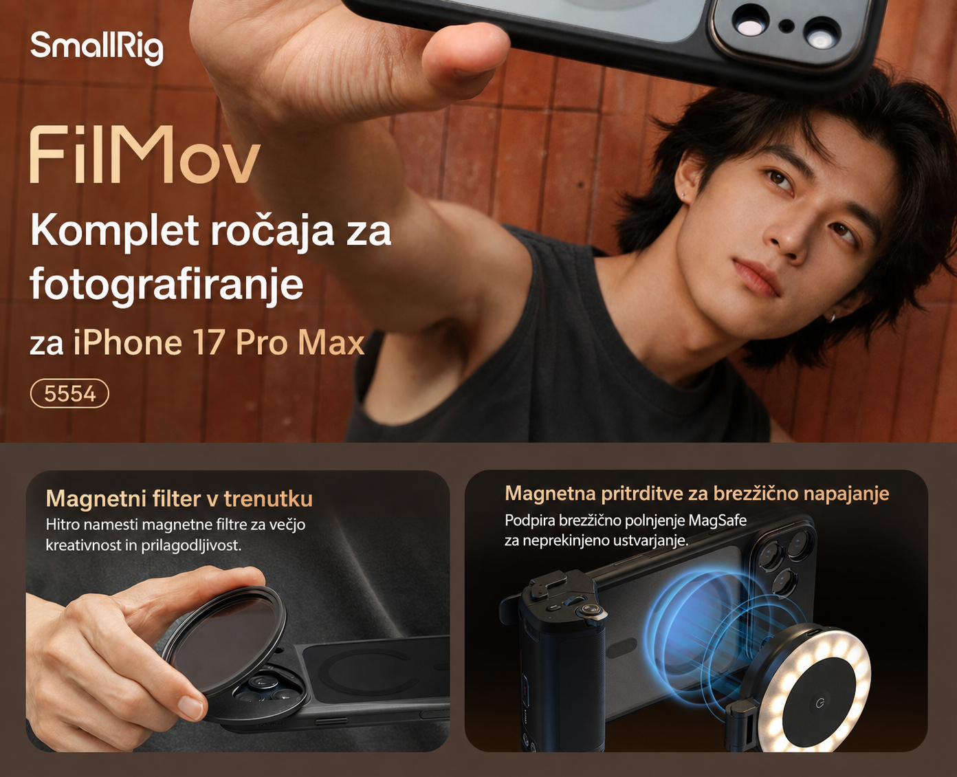 SmallRig FilMov Photography Grip Kit 5554 - slovenski del 9 od 15
