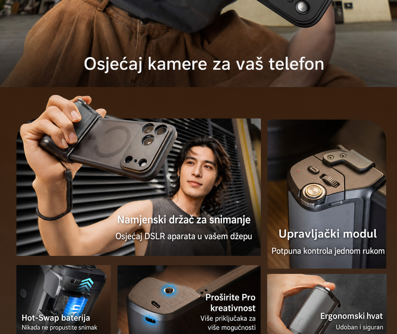 SmallRig FilMov Photography Grip Kit 5554 - hrvatski dio 2 od 15