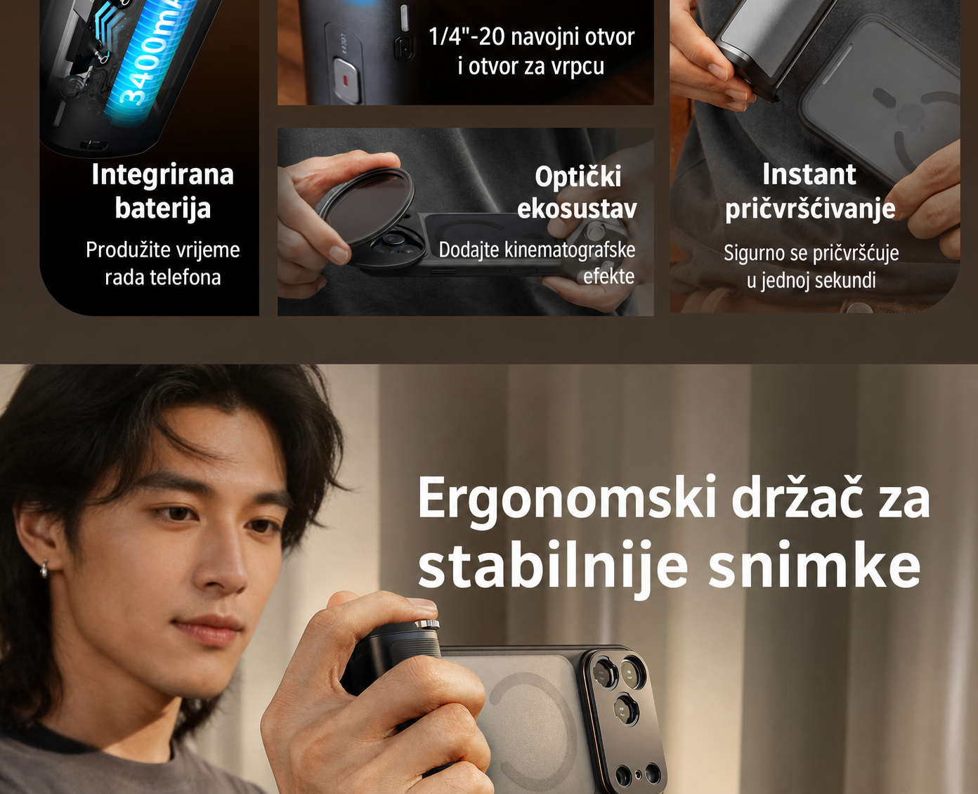 SmallRig FilMov Photography Grip Kit 5554 - hrvatski dio 3 od 15