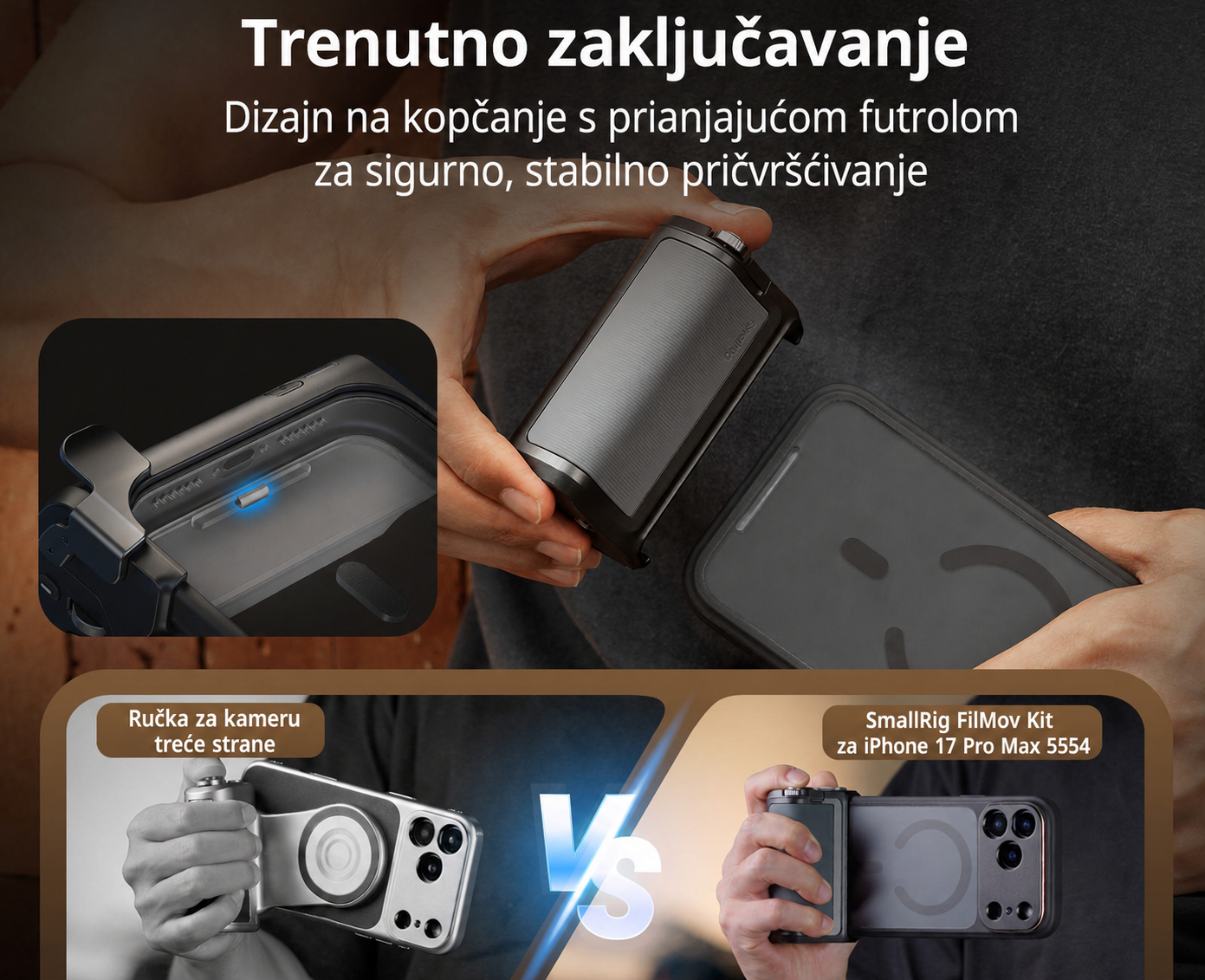 SmallRig FilMov Photography Grip Kit 5554 - hrvatski dio 6 od 15
