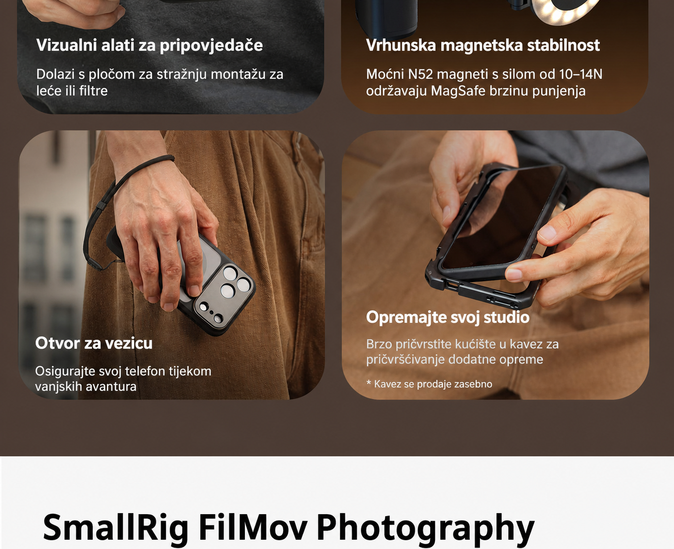 SmallRig FilMov Photography Grip Kit 5554 - hrvatski dio 10 od 15