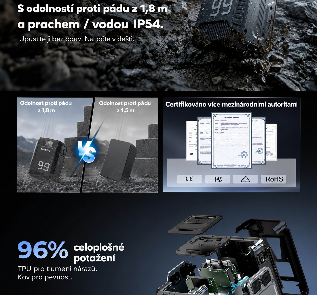SmallRig T99 V-Mount Battery 5864 – česká část 3 z 14