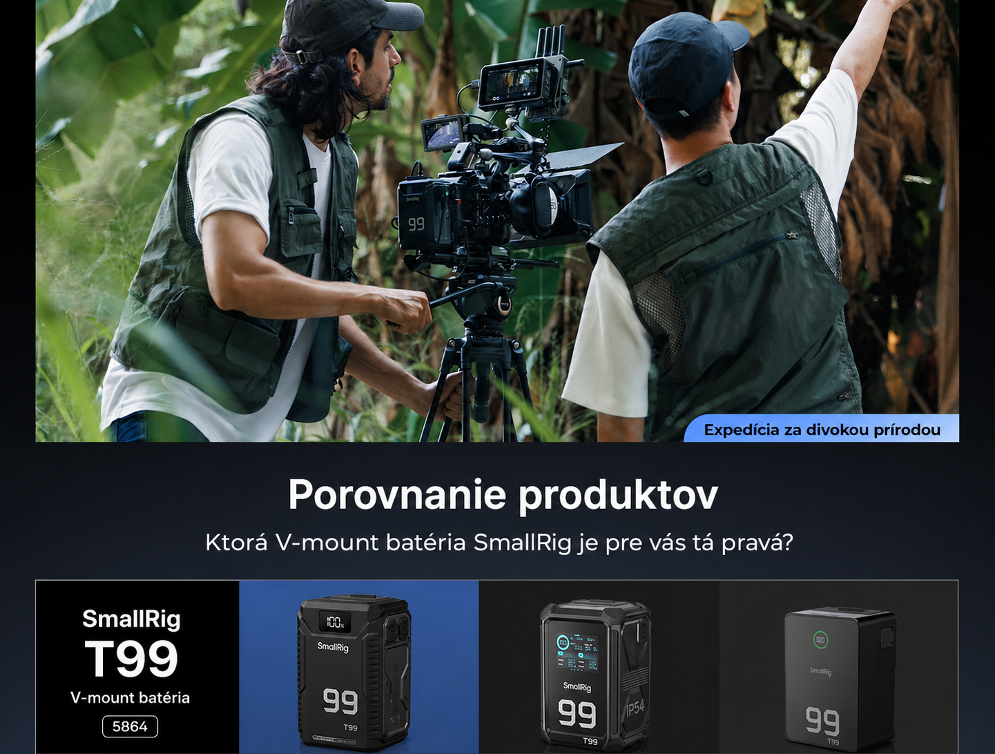 SmallRig T99 V-Mount Battery 5864 – slovenská časť 11 zo 14