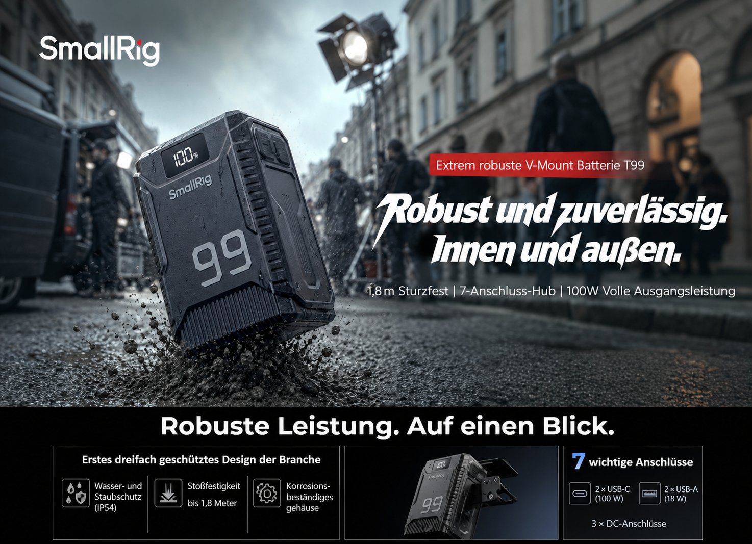 SmallRig T99 V-Mount Battery 5864 – deutscher Abschnitt 1 von 14