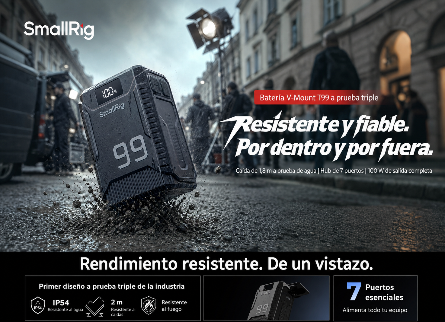 SmallRig T99 V-Mount Battery 5864 – parte en español 1 de 14