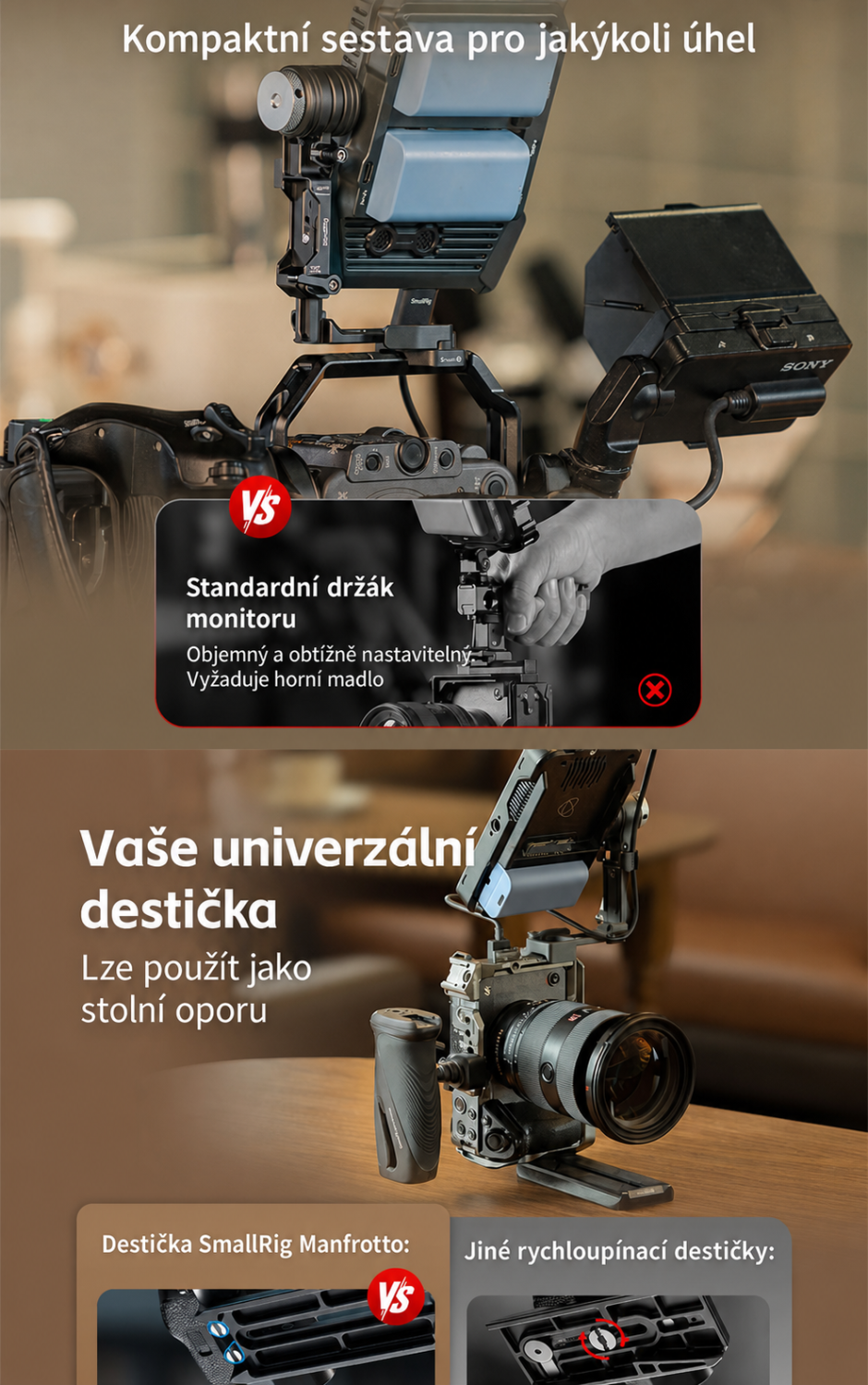 SmallRig Support Kit for Vertical Shooting 6316 – česká infografika 3