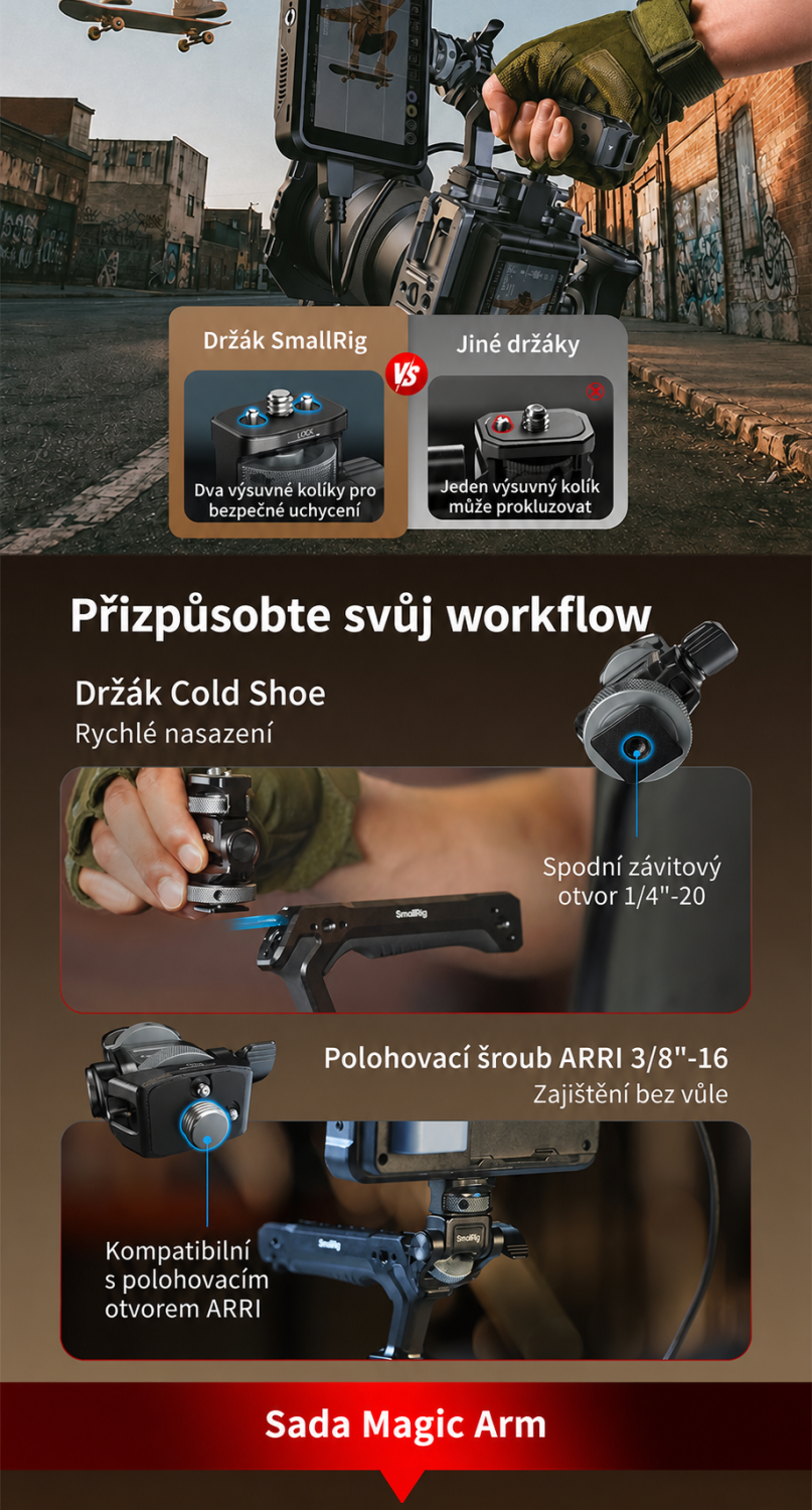 SmallRig Support Kit for Vertical Shooting 6316 – česká infografika 7