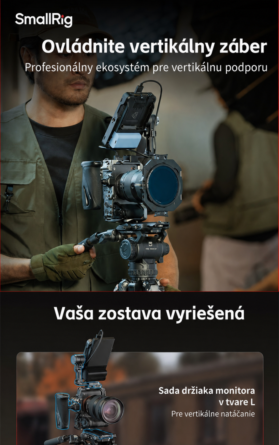 SmallRig Support Kit for Vertical Shooting 6316 – slovenská infografika 1