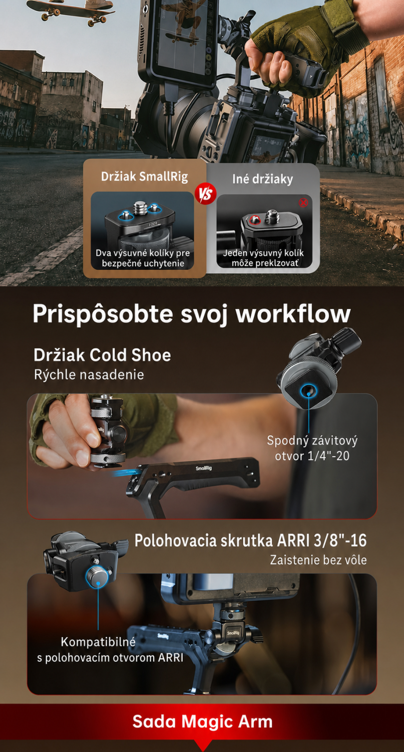 SmallRig Support Kit for Vertical Shooting 6316 – slovenská infografika 7