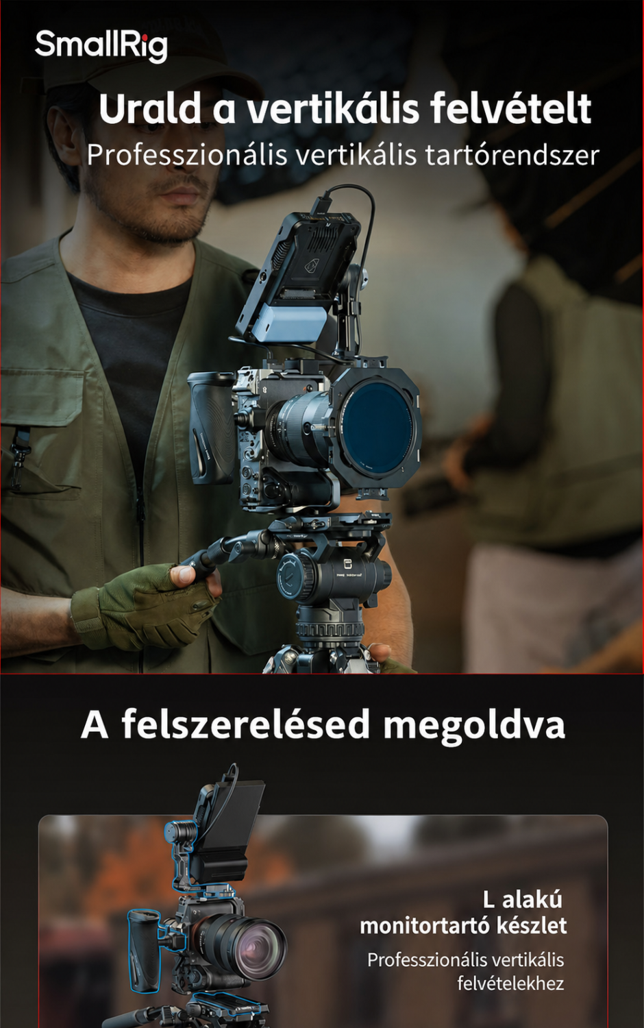 SmallRig Support Kit for Vertical Shooting 6316 – magyar infografika 1