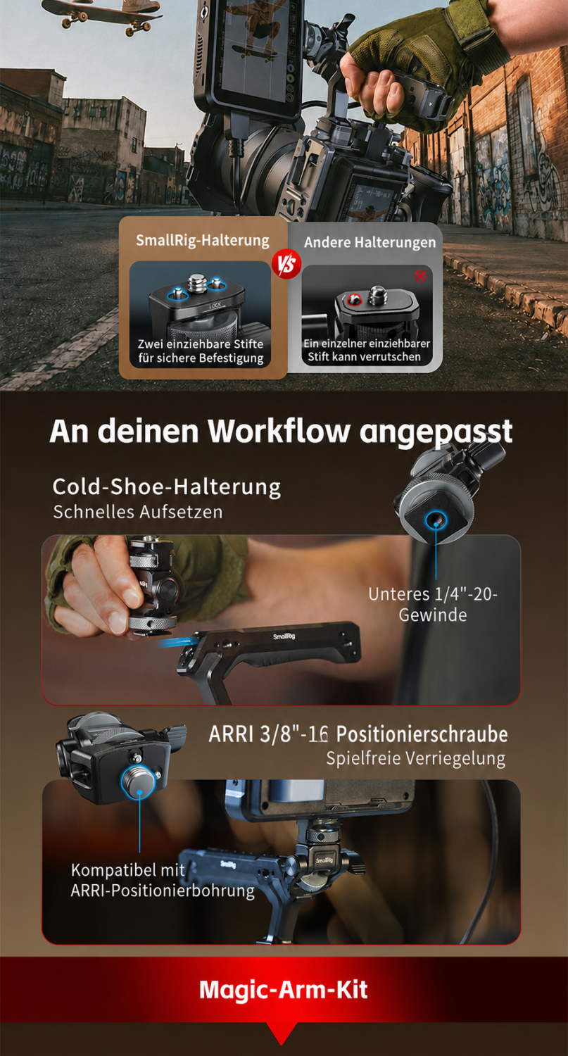SmallRig Support Kit for Vertical Shooting 6316 – deutsche Infografik 7