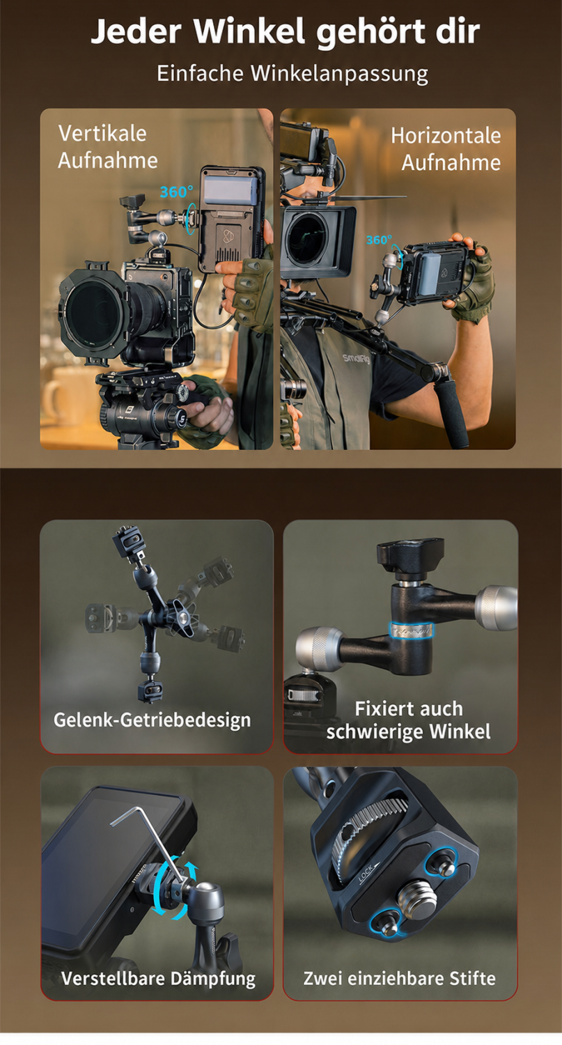 SmallRig Support Kit for Vertical Shooting 6316 – deutsche Infografik 8