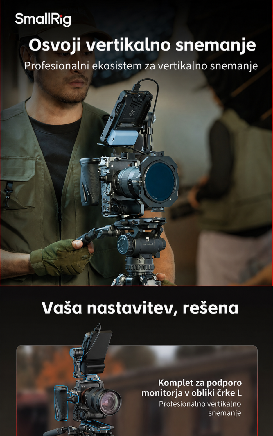 SmallRig Support Kit for Vertical Shooting 6316 – slovenska infografika 1