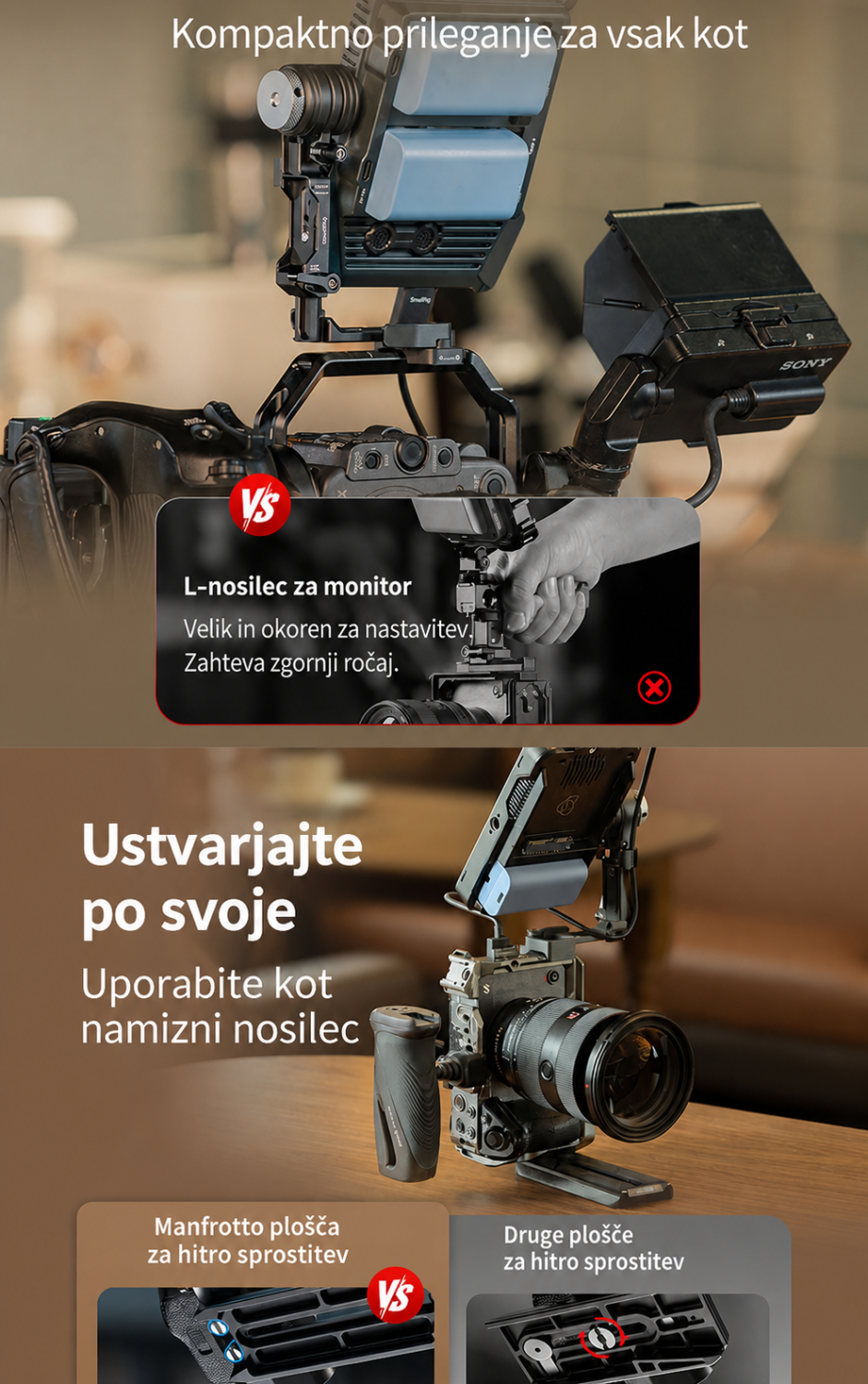 SmallRig Support Kit for Vertical Shooting 6316 – slovenska infografika 3