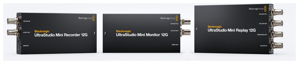 UltraStudio Mini Replay 12G – Tři modely řady UltraStudio Mini 12G
