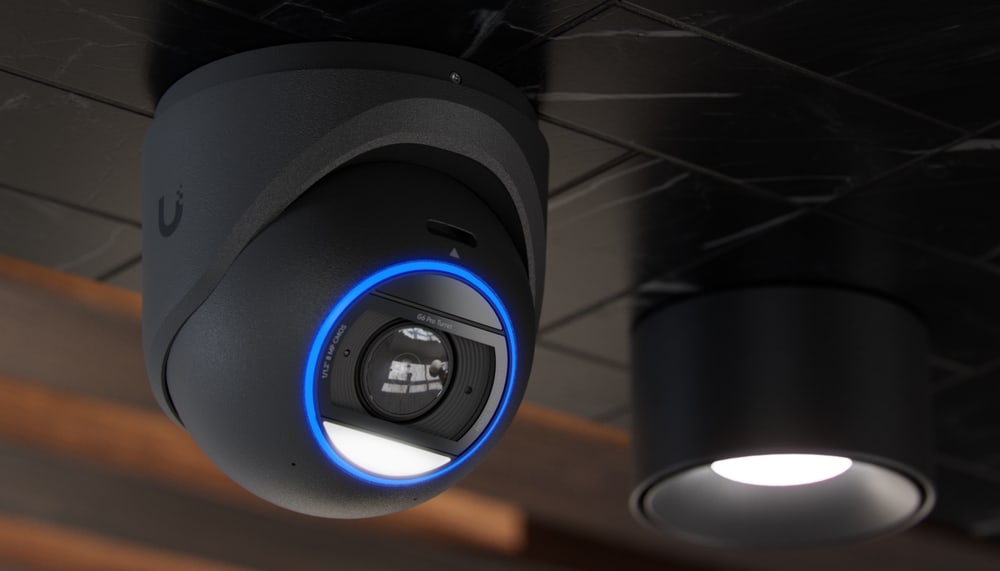 Ubiquiti UniFi Protect G6 Pro Turret, černá – AI jádro Multi-TOPS