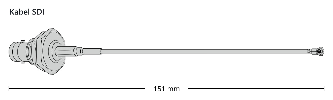 DeckLink SDI Micro – Kabel SDI