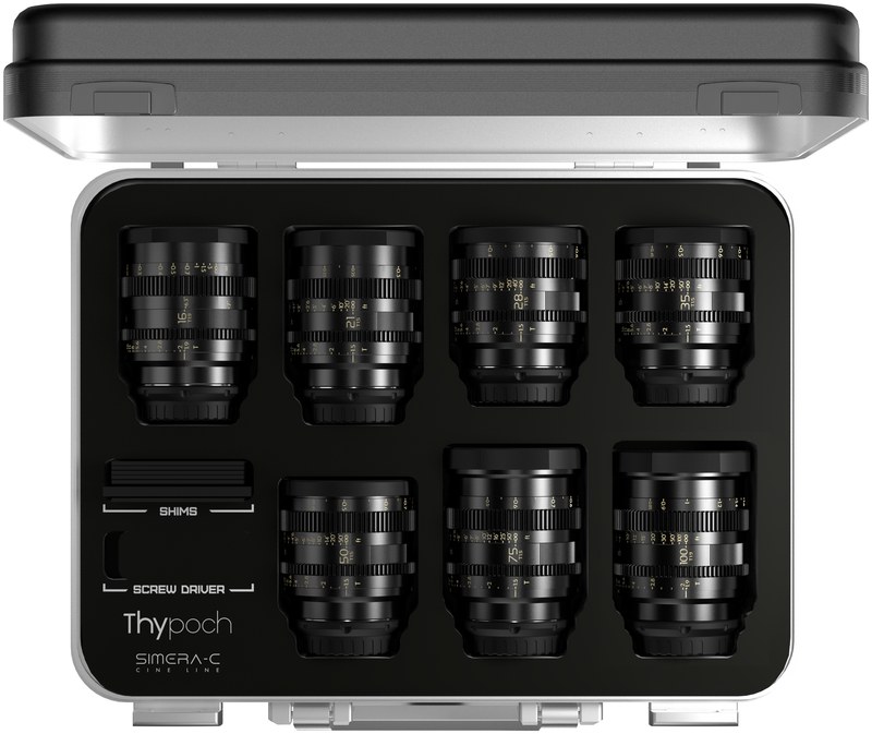Thypoch Simera-C 16–100 mm sada 7 objektivů Sony E