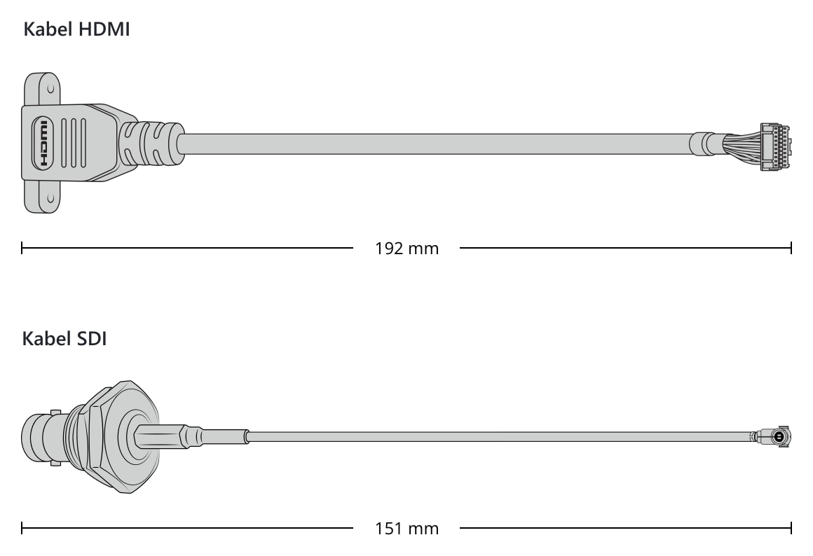 DeckLink Micro Recorder – Kabely a konektory