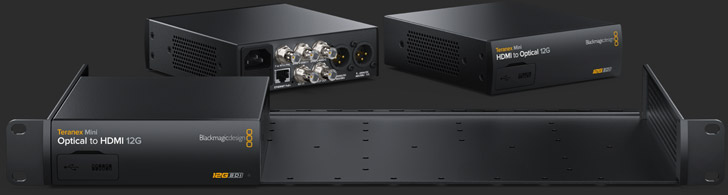 Teranex Mini v rackové instalaci