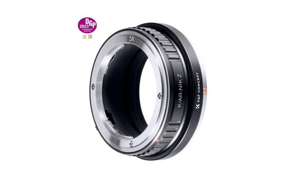 Objektivy Konica AR na těle Nikon Z