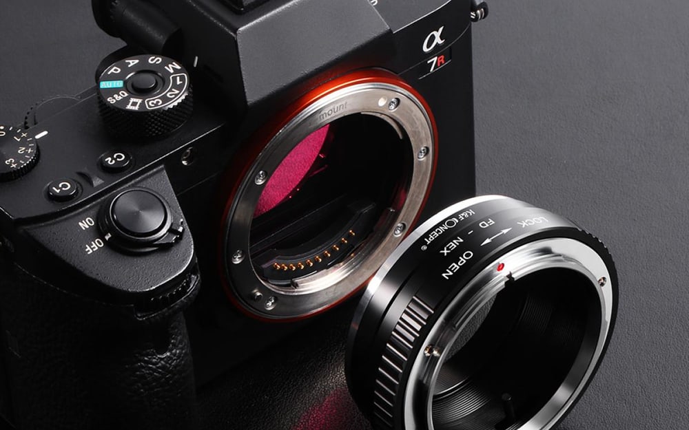 Objektivy Canon FD na fotoaparátech Sony E