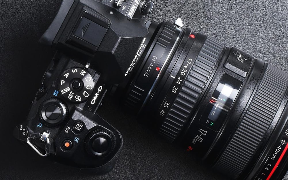 Objektivy Canon EF na fotoaparátech MFT