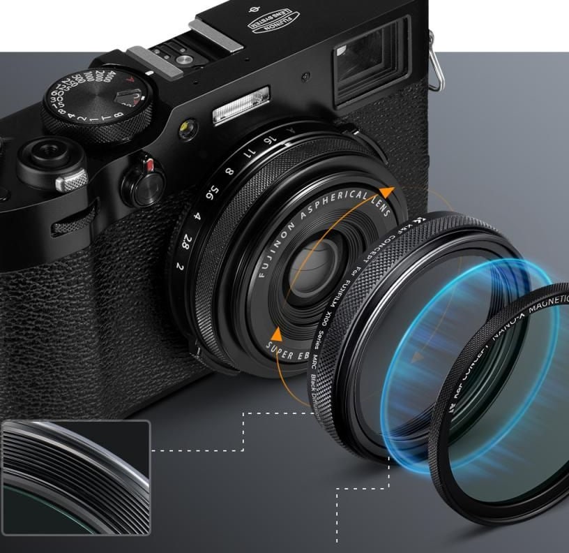 K&F Concept Nano-X filtr Black Mist 1/4 pro Fujifilm X100