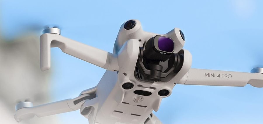 Filtry přímo na kameru dronu