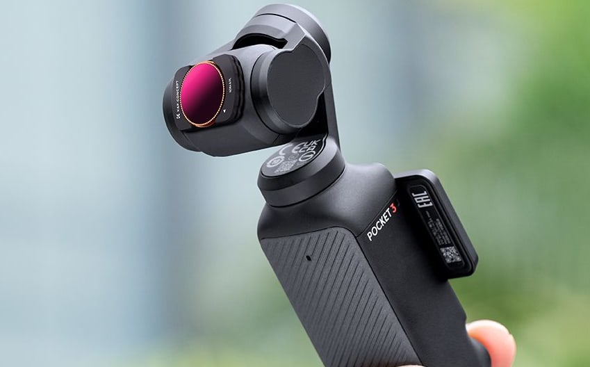 K&F Concept sada 4 magnetických filtrů ND8/PL + ND16/PL + ND32/PL + ND64/PL pro DJI Osmo Pocket 3