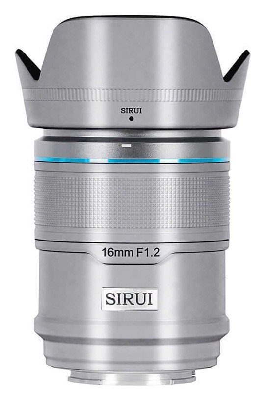 Sirui Sniper 16mm F1,2 APS-C AF objektiv, Fuji X, stříbrný