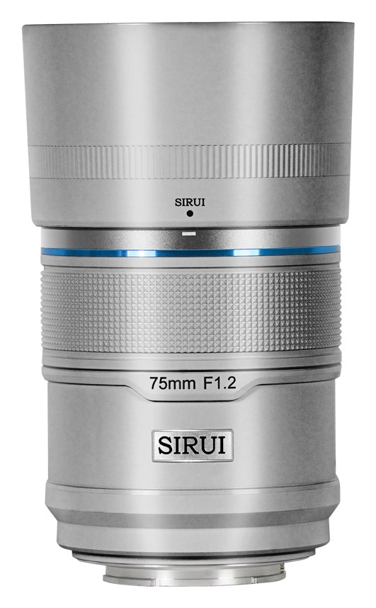 Sirui Sniper 75mm F1,2 APS-C AF objektiv, Sony E, stříbrný