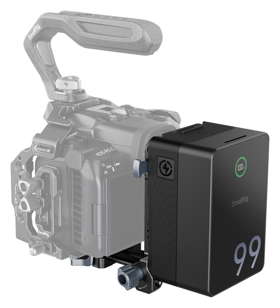 V-mount baterie 99 Wh se skládací destičkou