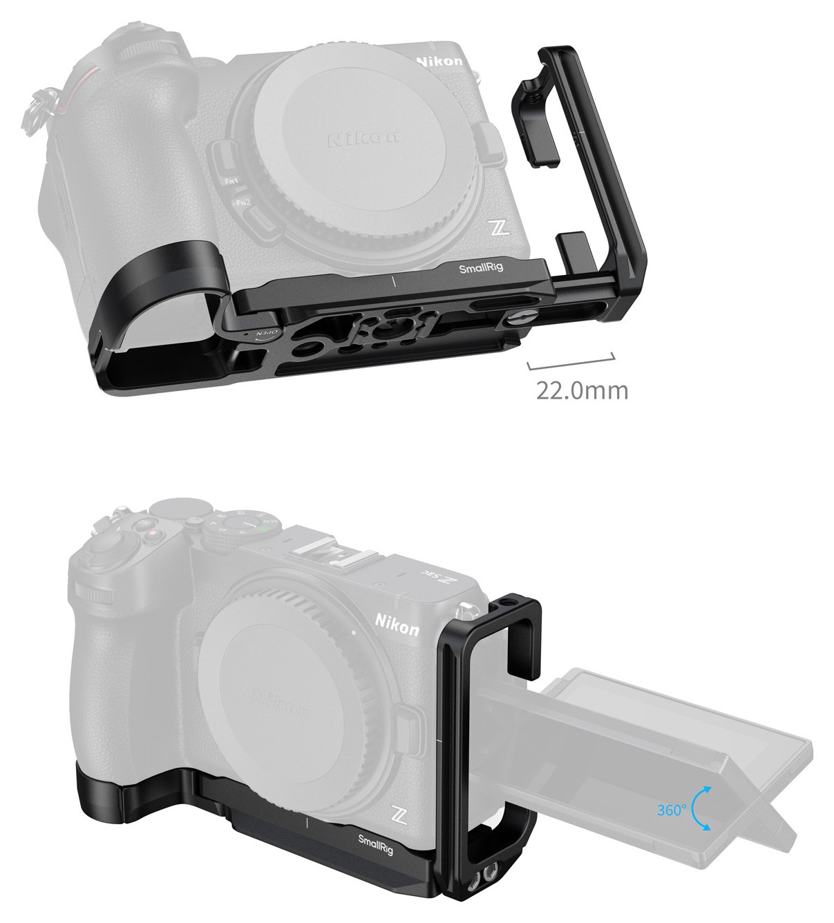L-destička pro Nikon Z5IIc s Arca-Swiss