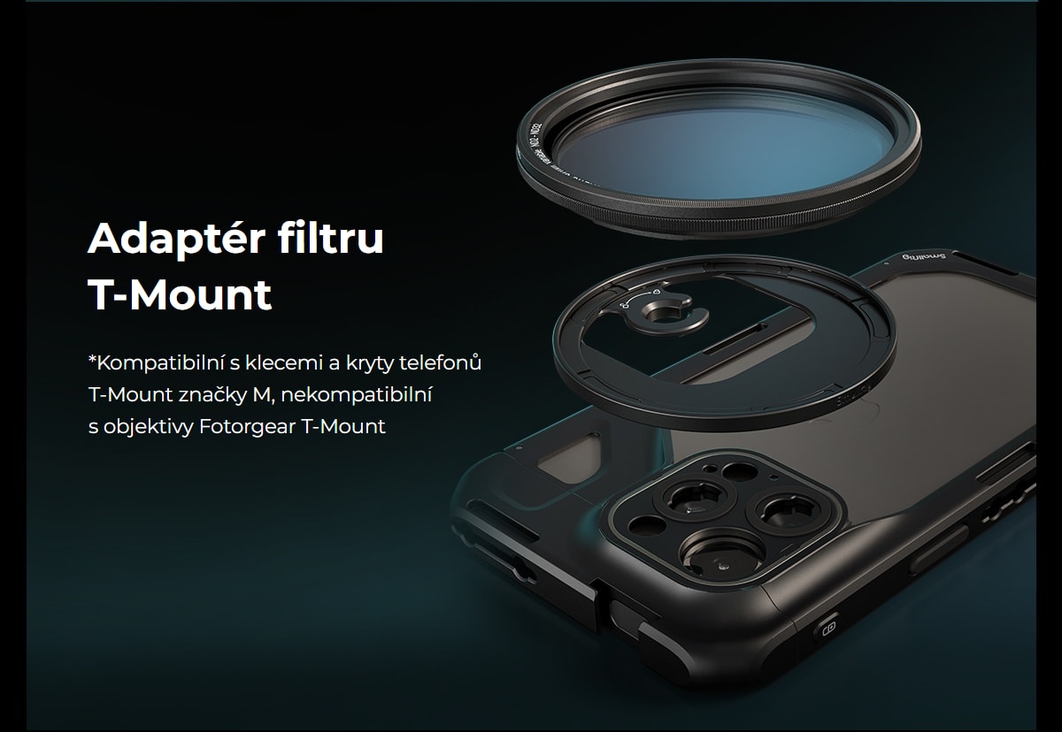 SmallRig 4727 Attachable CPL Filter with M-mount Filter Adapter 67mm
