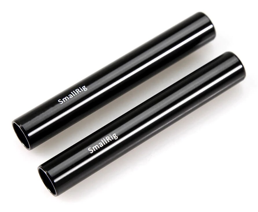 Aluminum Alloy Pair of 15mm Rods (M12-4inch)